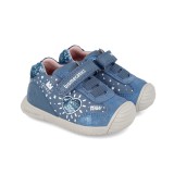 Adidasi primii pasi pentru copii biomecanics 241109, albastru (marime: 22 (13,5-14,1 cm))
