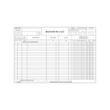 Registru de casa, format A4, 100 file/bloc, alb