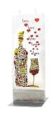 Lumanare plata pictata love Flatyz