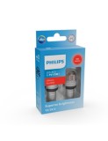 Set 2 leduri auto Rosu P21/5W Philips Ultinon Pro7000 SL lampa frana/lampa spate 12V/24V