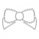 BIJOUX - MIMI BOW SILVER NIPPLE COVERS