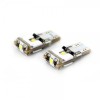 Led bec T10 1F+2Lx1W alb rece CanBus