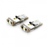 Led bec T10 1F+2Lx1W alb rece CanBus
