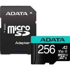 Card de memorie ADATA PremierPRO, MicroSDXC, 256GB, UHS-I U3 + Adaptor