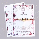 Bratara reglabila cu 7 cristale pentru Zodia Capricorn