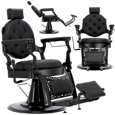 Scaun de frizerie hidraulic pentru salonul de frizerie barber shop Logan Barberking foto