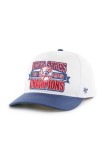 47 brand șapcă de baseball din bumbac MLB New York Yankees culoarea alb, cu imprimeu, BCWS-ARCHH17CTP-WH96