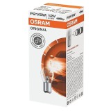 Set 10 Becuri Auto OSRAM P21/5W 12V Original BAY15D Semnalizare Pozitie
