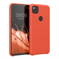 Husa pentru Google Pixel 4a, Silicon, Rosu, 52549.218