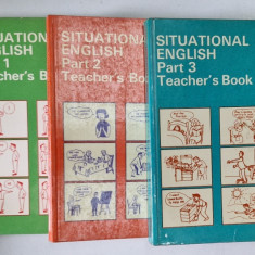 SITUATIONAL ENGLISH , STUDENT ,S BOOK , VOLUMELE I - III , 1969