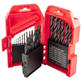 Set burghie pentru metal HSS 1-13 mm, 25 piese, in cutie
