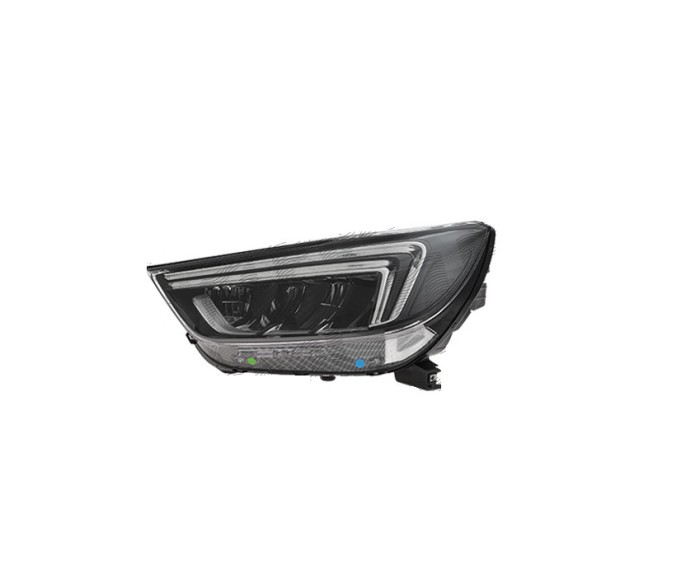Far Opel Mokka X, 09.2016-, montare fata, dreapta, cu lumini de zi tip LED; H7+HB3+LED; electric; fara modul LED; cu motor; halogen, DEPO