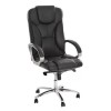SCAUN DIRECTORIAL DIN PIELE NATURALA OFF 5860 NEGRU