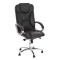SCAUN DIRECTORIAL DIN PIELE NATURALA OFF 5860 NEGRU