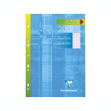 Coli albe simple A4 multiperforate metric 100 file Clairefontaine