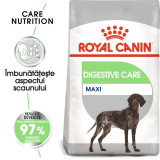 Royal Canin Maxi Digestive Care hrană uscată c&acirc;ine, confort digestiv, 12kg