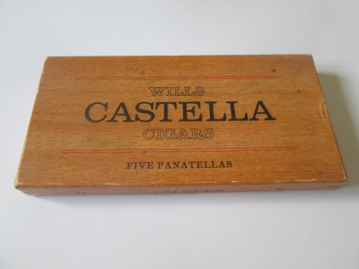 Pachet gol colectie Wills Castella cigars 5 Panatellas foto