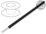 Cablu HookUp Wire 20AWG PTFE Negru 30,5m