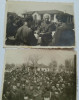 Fotografii Ofițer cu crucea de fier, preot militar, scena de Paste, ciocnind oul, Alb-Negru, Romania 1900 - 1950