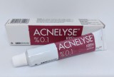 Acnelyse 0.1% Tretinoin Crema Anti-Rid, Acnee, Pete, Cicatrici, 20g. Valabil 2029. Uz Noapte. SPF Obligatoriu.