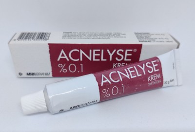 Acnelyse 0.1% Tretin riduri acnee pete cicatrici crema 20 grame foto