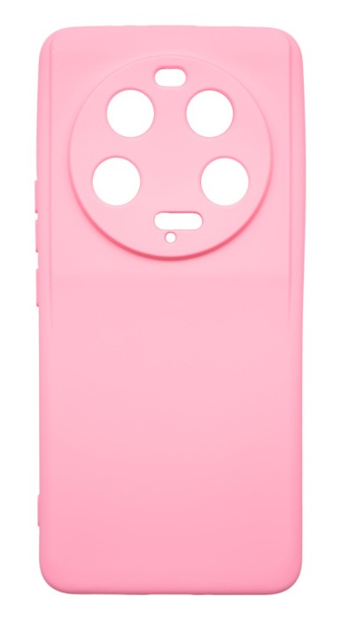 Husa de protectie din silicon pentru Xiaomi 13 Ultra, SoftTouch, interior microfibra, Roz