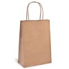 Sacosa Cadou Kraft Maro 16x8x23cm - Punga Hartie Eco, Design Rustic Elegant, pentru Orice Ocazie