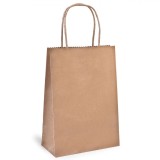 Sacosa Cadouri, Kraft, Maro, 16x8x23cm, Oem