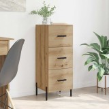 VidaXL Bufet stejar artizanal 34 x 34.5 x 90 cm Lemn compozit 881568