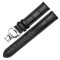 Curea ceas piele neagra Deployant 18 mm 20 mm 22 mm 24 mm C005