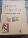 revista &bdquo;Caiete de filosofie&rdquo; nr. 7/1943