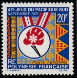 Polynesia 1971 - Sport , , dantelat .MNH , Mi.126