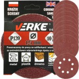 Cumpara ieftin DISC ABRAZIV 125MM ,P120, 10 BUC , VERKE