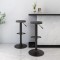 vidaXL Scaune de bar, 2 buc., gri &icirc;nchis, catifea 333144