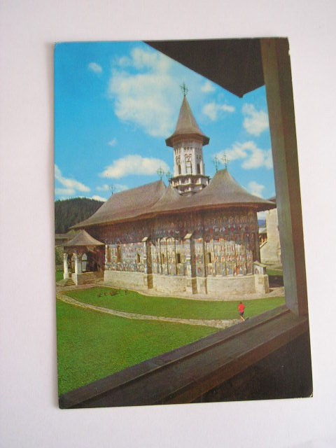 QW25 MS - Carte postala - tematica manastiri - vedere - Manastirea Sucevita 10