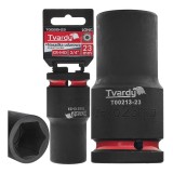 Cheie tubulara de impact in 6 puncte 3 / 4&quot;, 23 mm, Cr-Mo, Tvardy T00213-23