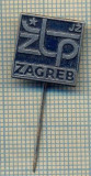 Y 265 INSIGNA -JZ ZTP ZAGREB -CAI FERATE-CROATIA-IUGOSLAVIA -PENTRU COLECTIONARI