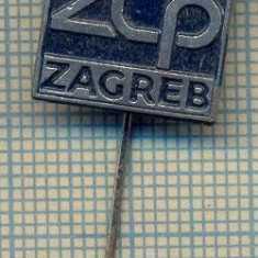 Y 265 INSIGNA -JZ ZTP ZAGREB -CAI FERATE-CROATIA-IUGOSLAVIA -PENTRU COLECTIONARI