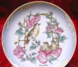 FARFURIE DECORATIVA PORTELAN HUTSCHENREUTHER DESIGN OLE WINTHER LUNA IULIE PASARI STURZ SI TRANDAFIRI