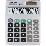 Calculator de birou Sencor SEC 367/12, Afisaj 12 cifre, Gri