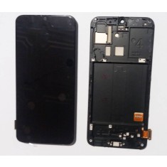 Display ecran cu Touchscreen si Rama pentru Samsung A40, A405, Incell, Negru