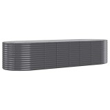 Cumpara ieftin Strat inaltat gradina 322x100x68 cm otel galvanizat