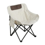 Cumpara ieftin Scaun Camping Mobikon Urao Pliabil Bej/Negru 16x16x65cm Metal Tesatura Husa Transport 90kg