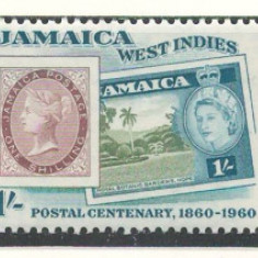 Jamaica 1960 Mi 180/82 MNH - 100 de ani de timbre