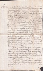 A3078N Nobili maghiari &icirc;mprumută o sumă de bani, act cu sigilii &icirc;n ceară roșie, 1838, comitatul Solnocul Interior, Transilvania, limba maghiară