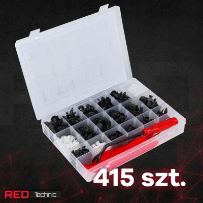 Set universal cleme pentru tapiterie, 420 elemente, Red Technic foto