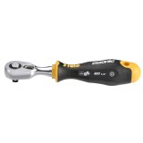 Felo 49763541, Antrenor cu clichet reversibil, seria Ergonic, patrat de 1/4, 72 dinti