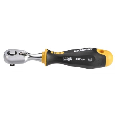 Felo 49763541, Antrenor cu clichet reversibil, seria Ergonic, patrat de 1/4, 72 dinti foto