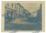 5738 - SIGHET, Maramures, Shopping Street, Romania - old postcard, real Photo ( 12/9 cm ) - unused