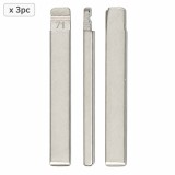 Set 3 lame cheie auto 71# HU100 pentru Opel, Chevrolet si Buick